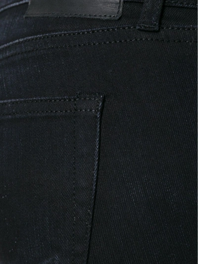 R13 短裤拼接打底裤 - 黑色
