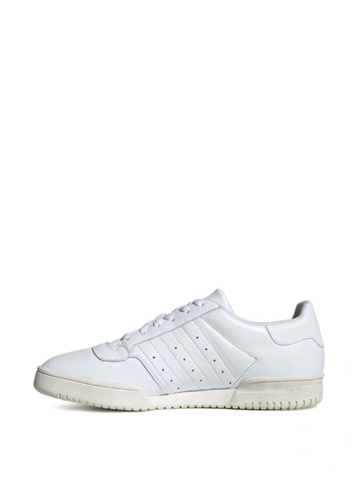 Adidas Originals Adidas White Powerphase Leather Low-top Sneakers In White
