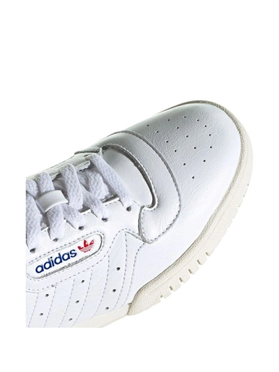 Adidas Originals Adidas White Powerphase Leather Low-top Sneakers In White