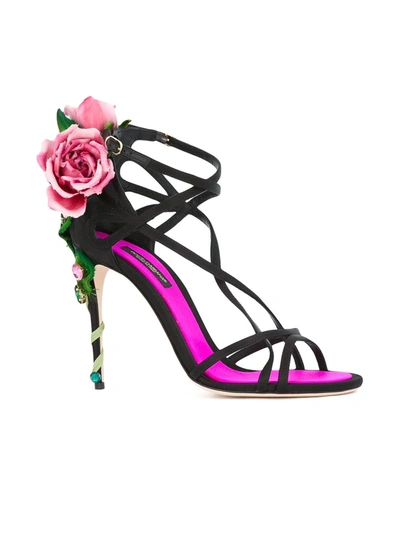 Shop Dolce & Gabbana Keira Sandals In Black