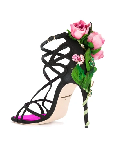 Shop Dolce & Gabbana Keira Sandals In Black