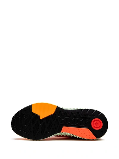 Shop Adidas Originals Zx 4000 4d "sns Los Angeles Sunrise" Sneakers In Orange