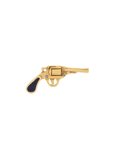 Shop True Rocks Pistol Stud Earring In Gold