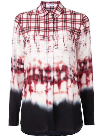 Shop Altuzarra Plaid Shirt In Red