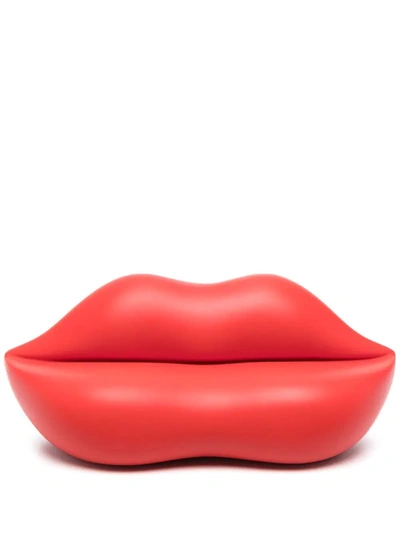 Shop Gufram Miniature Lip Sofa In Red