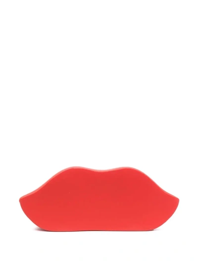 Shop Gufram Miniature Lip Sofa In Red