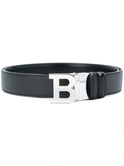 Shop Bally B Buckle Belt In Black