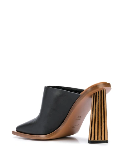 Shop Givenchy Diamond 100 Mules In Black