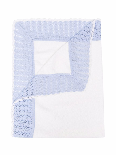 Shop Siola Ribbed Edge Blanket In White
