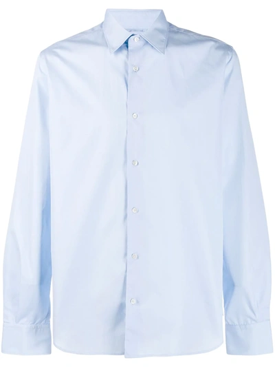 Shop Aspesi Slim-fit Shirt In Blue
