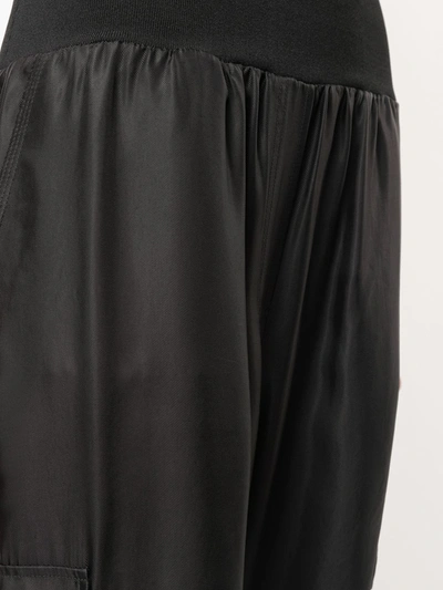 Cinq À Sept Tous Les Jour Giles Cupro Joggers In Black