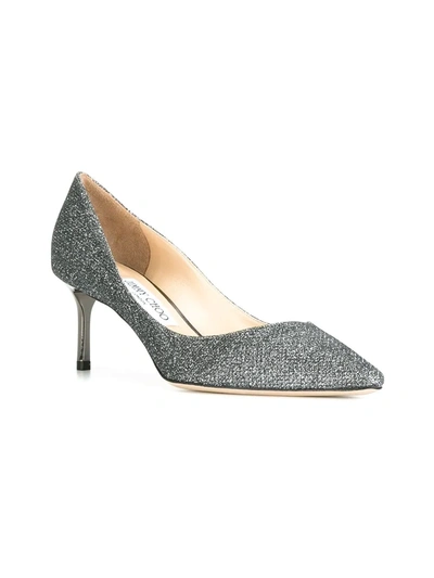 Shop Jimmy Choo Romy 60 Pumps In Metallic