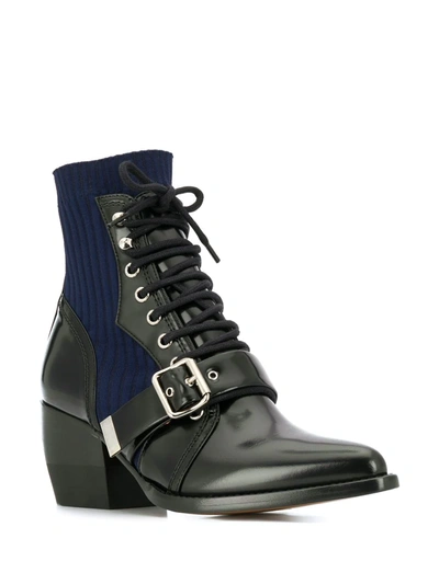 Shop Chloé Sock Style Ankle Boots In Black