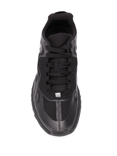 Shop Acne Studios Trail Sneakers In Black