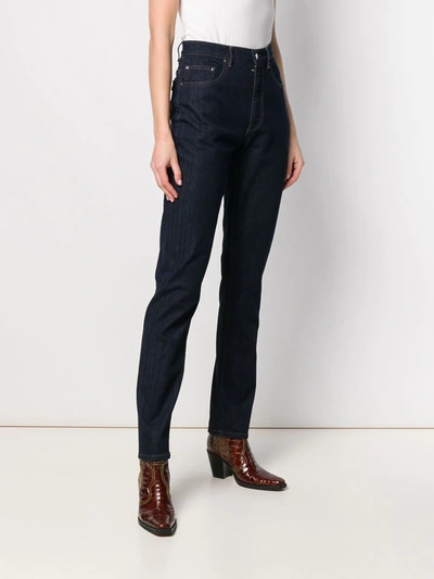 Shop Katharine Hamnett Straight-leg Jeans In Blue
