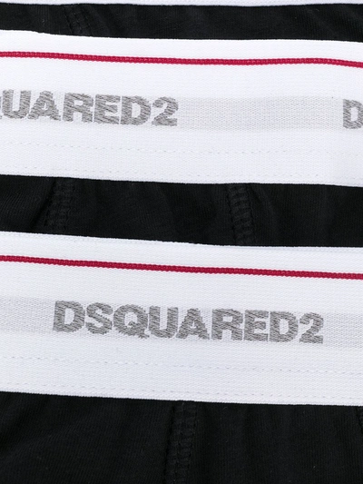 Shop Dsquared2 Underwear Three-pack Logo Briefs In Black