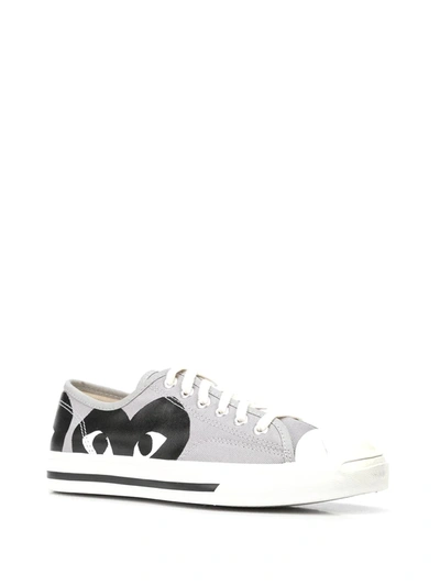 Shop Comme Des Garçons Play X Converse Jack Purcell Low-top Sneakers In Grau