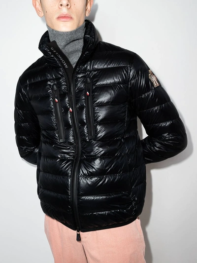 Shop Moncler Hers Quilted Puffer Jacket In Schwarz