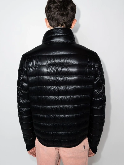 Shop Moncler Hers Quilted Puffer Jacket In Schwarz