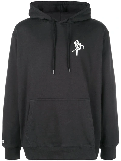 Shop Palace Pound Logo-print Hoodie In Black