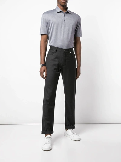 Shop Ermenegildo Zegna Classic Tailored Trousers In Grey