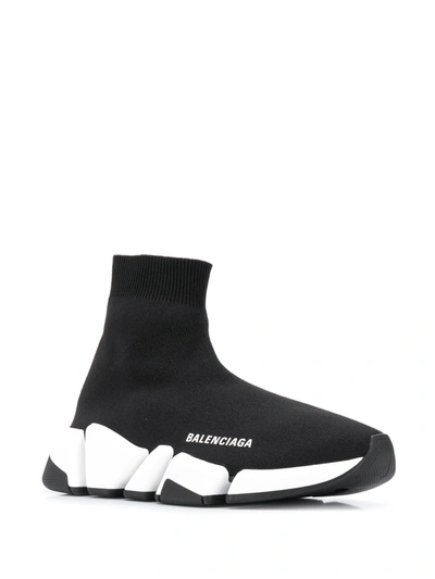 Balenciaga Speed Sneakers In Black
