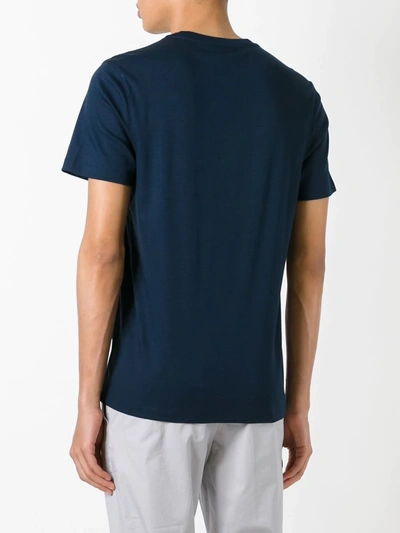 Shop Michael Kors Plain T-shirt In Blue