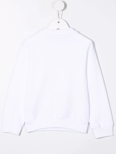 Balmain Logo-print Sweatshirt In White