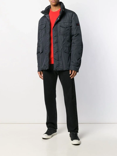 Peuterey High-neck Padded Jacket In Black | ModeSens
