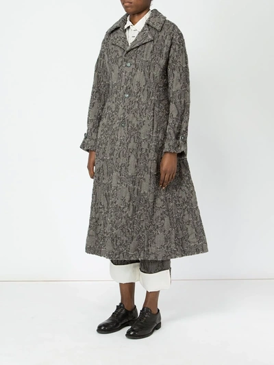 Shop Renli Su Single Breasted Coat In Grey