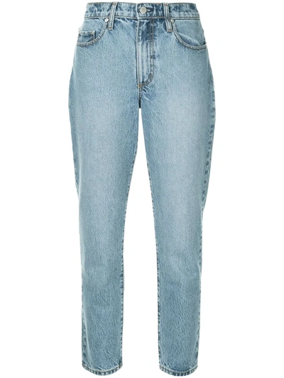 Shop Nobody Denim Bessette Slim-leg Jeans In Blue