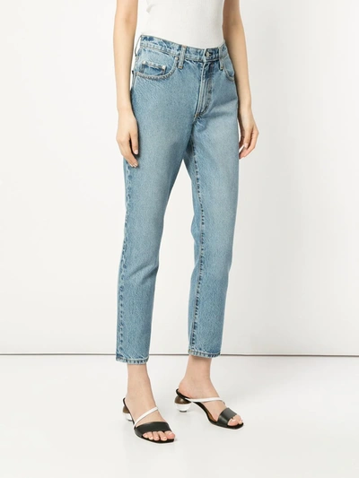 Shop Nobody Denim Bessette Slim-leg Jeans In Blue