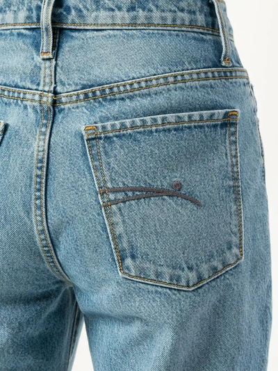 Shop Nobody Denim Bessette Slim-leg Jeans In Blue