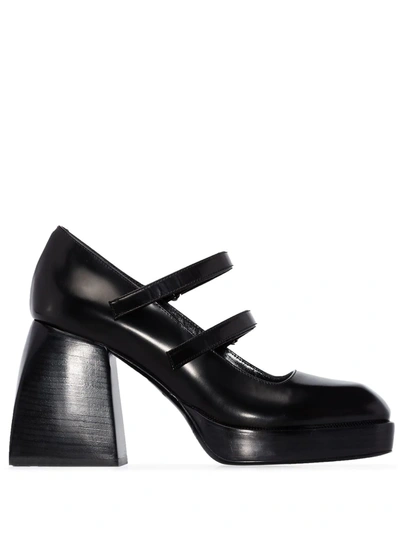 Shop Nodaleto Bulla Babies 85mm Platform Pumps In Black