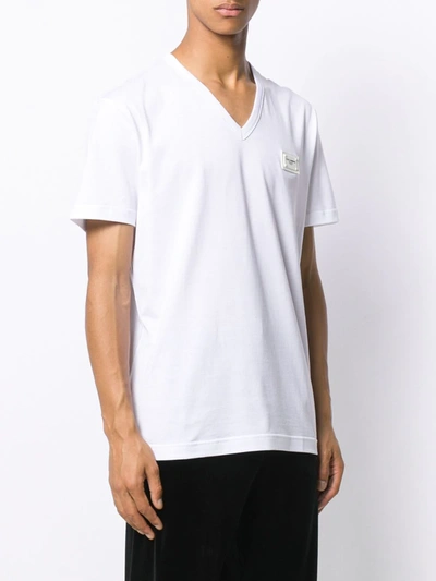 Shop Dolce & Gabbana Basic T-shirt In White