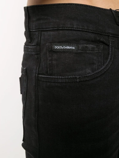 Shop Dolce & Gabbana Slim-fit Jeans In Black