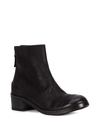 Shop Marsèll Zipped Midi Boots In Black