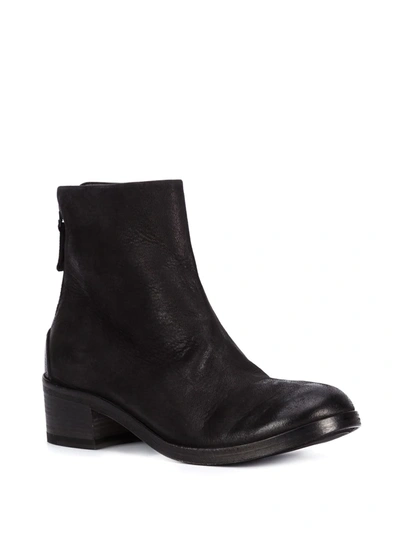 Marsèll Black Leather Ankle Boots