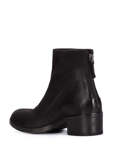 Marsèll Black Leather Ankle Boots