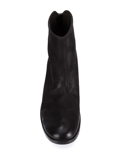 Marsèll Black Leather Ankle Boots