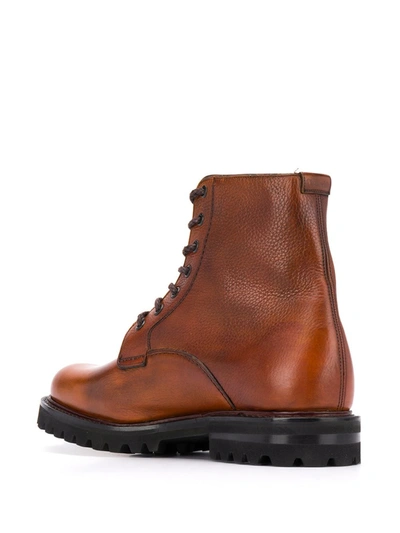 Coalport 2 Leather Lace-up Boots In Brown