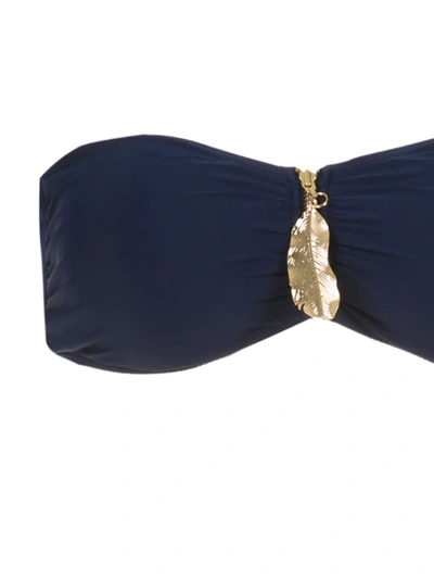Shop Brigitte Sleeveless Bikini Set In Blue