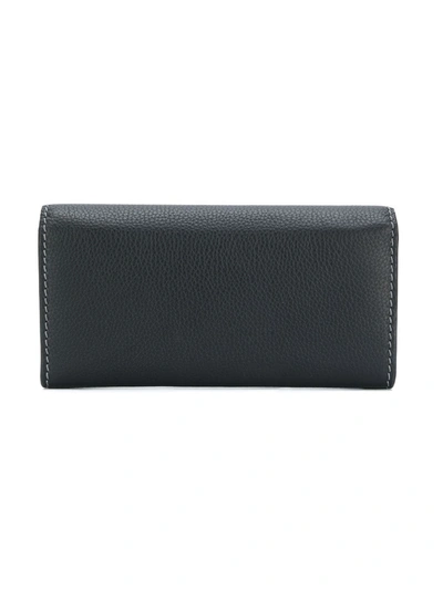 Shop Chloé Marcie Long Wallet In Black
