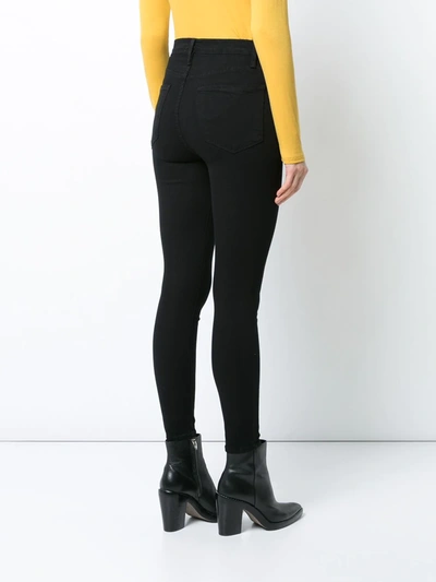 Frame Le High Skinny Jeans In Black