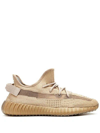 Shop Adidas Originals Yeezy Boost 350 V2 "earth" Sneakers In Green