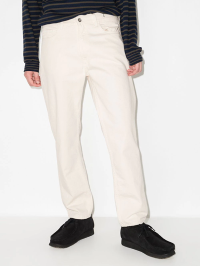 Shop Ymc You Must Create Tearaway Tapered-leg Trousers In Neutrals