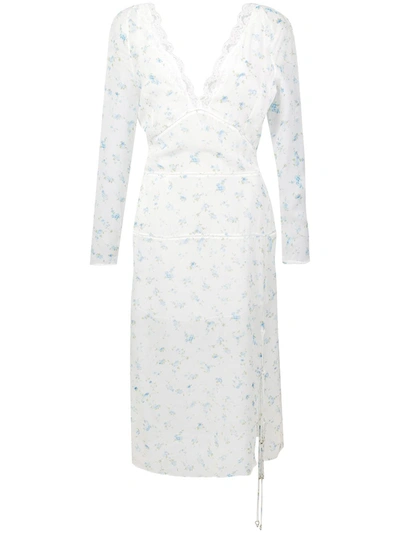 Shop Altuzarra 'rosmarino' Dress In White