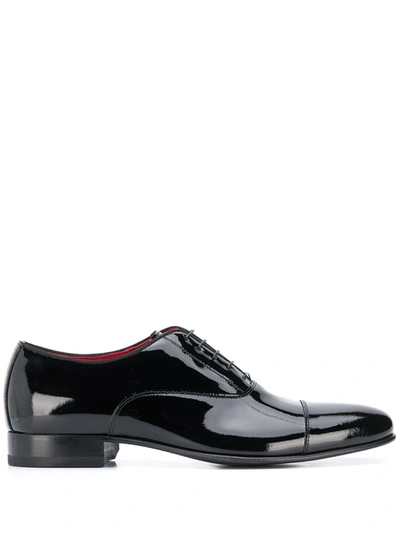Shop Scarosso Rodrigo Patent-leather Oxford Shoes In Black