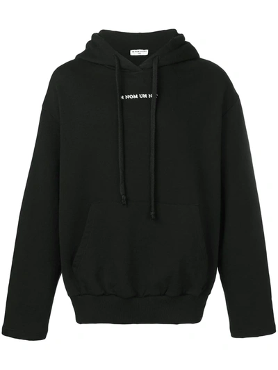 Shop Ih Nom Uh Nit 'bowie Flash' Hoodie In Black