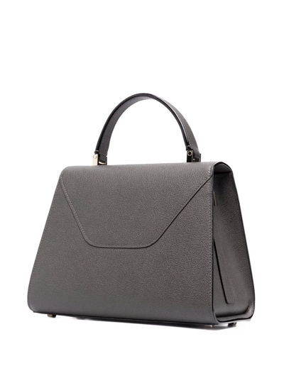 Valextra Medium Iside Tote Bag In Grey